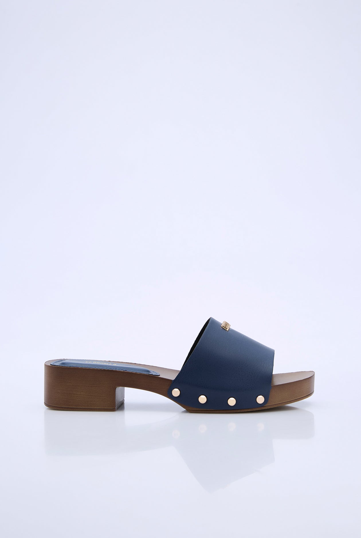 CCOO LOW HEEL SLIDE SANDALS
