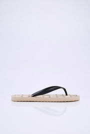 MONOGRAM LOGO FLIP FLOPS - CC Double O Official Store