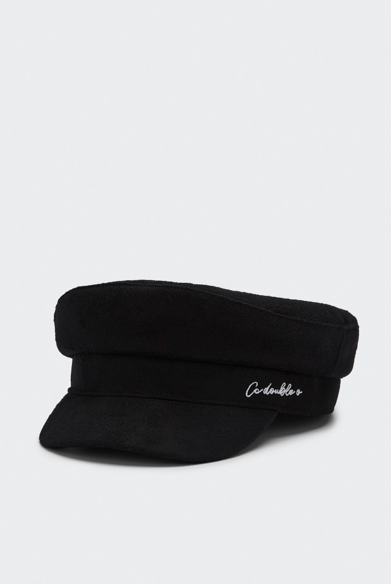 BLACK BAKERBOY CAP