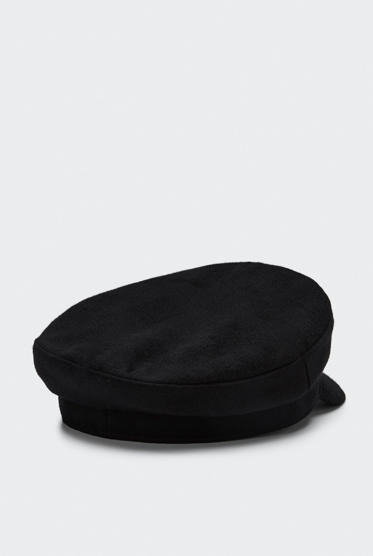 BLACK BAKERBOY CAP