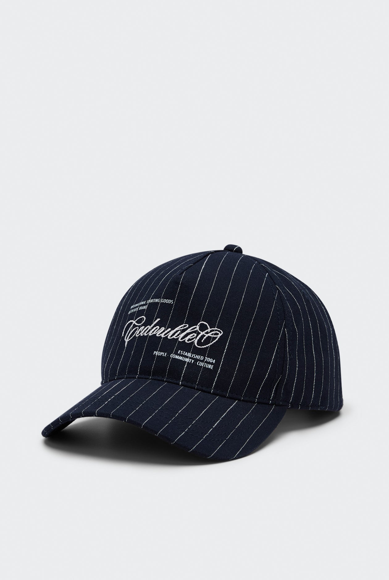 PINSTRIPE SCRIPT LOGO CAP