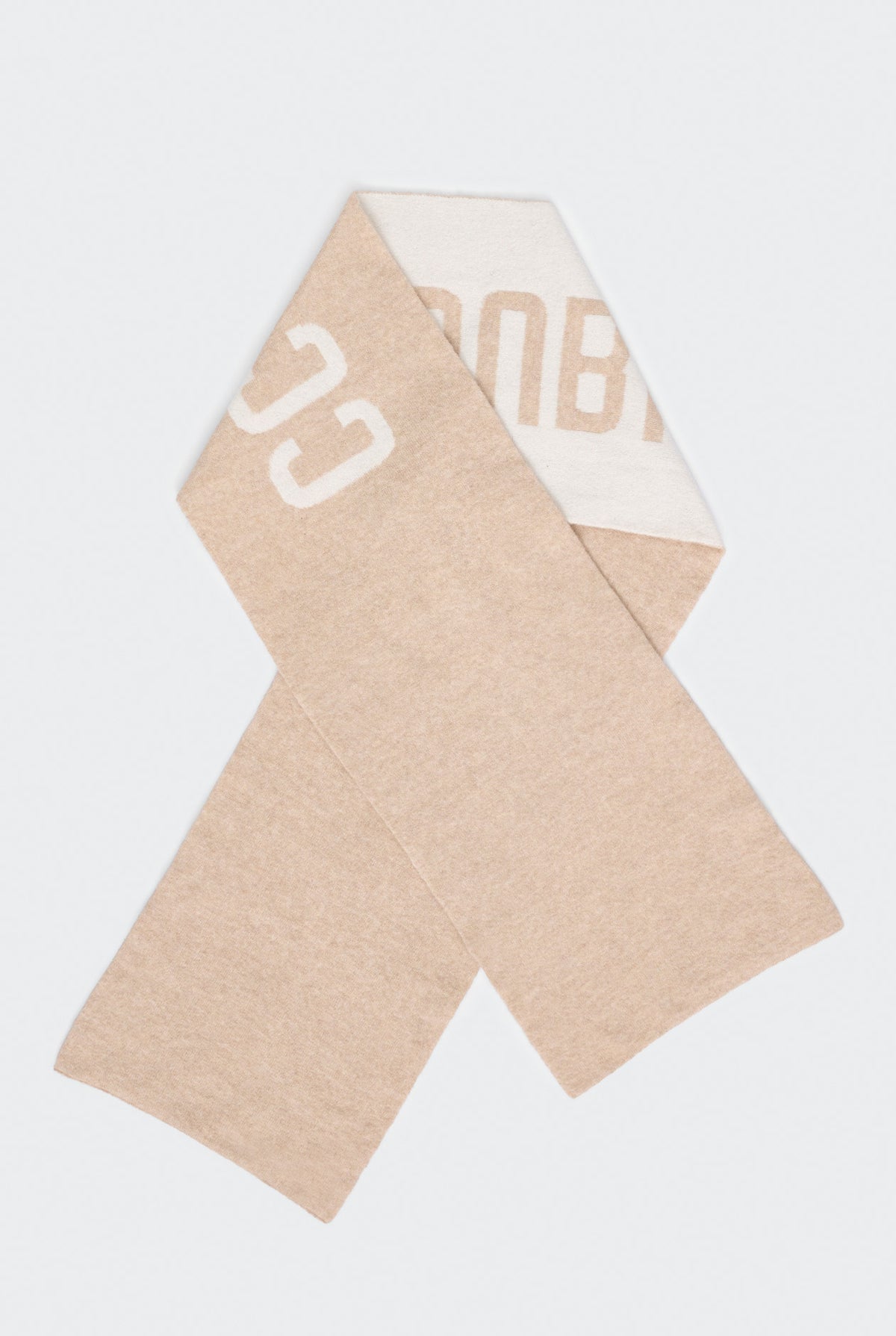 LOGO KNIT SCARF