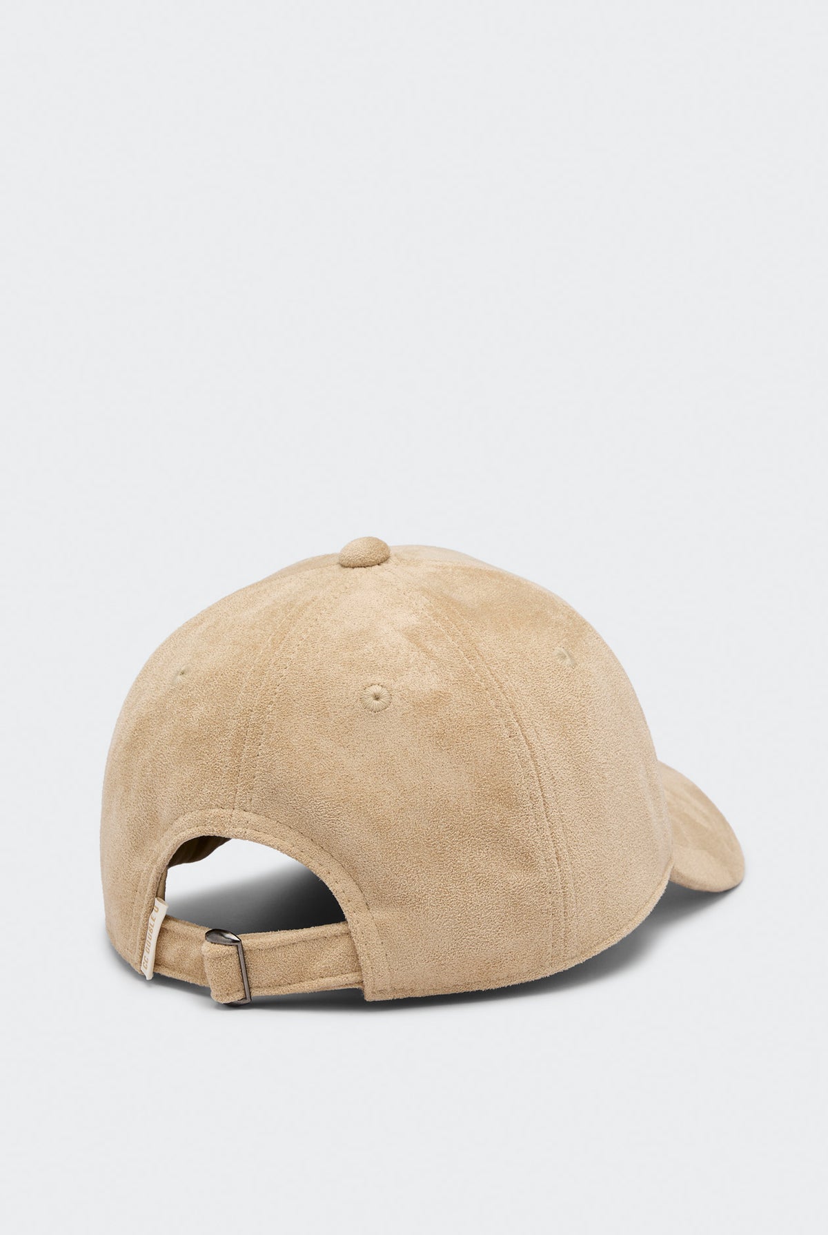 SUEDE EMBROIDERED CAP