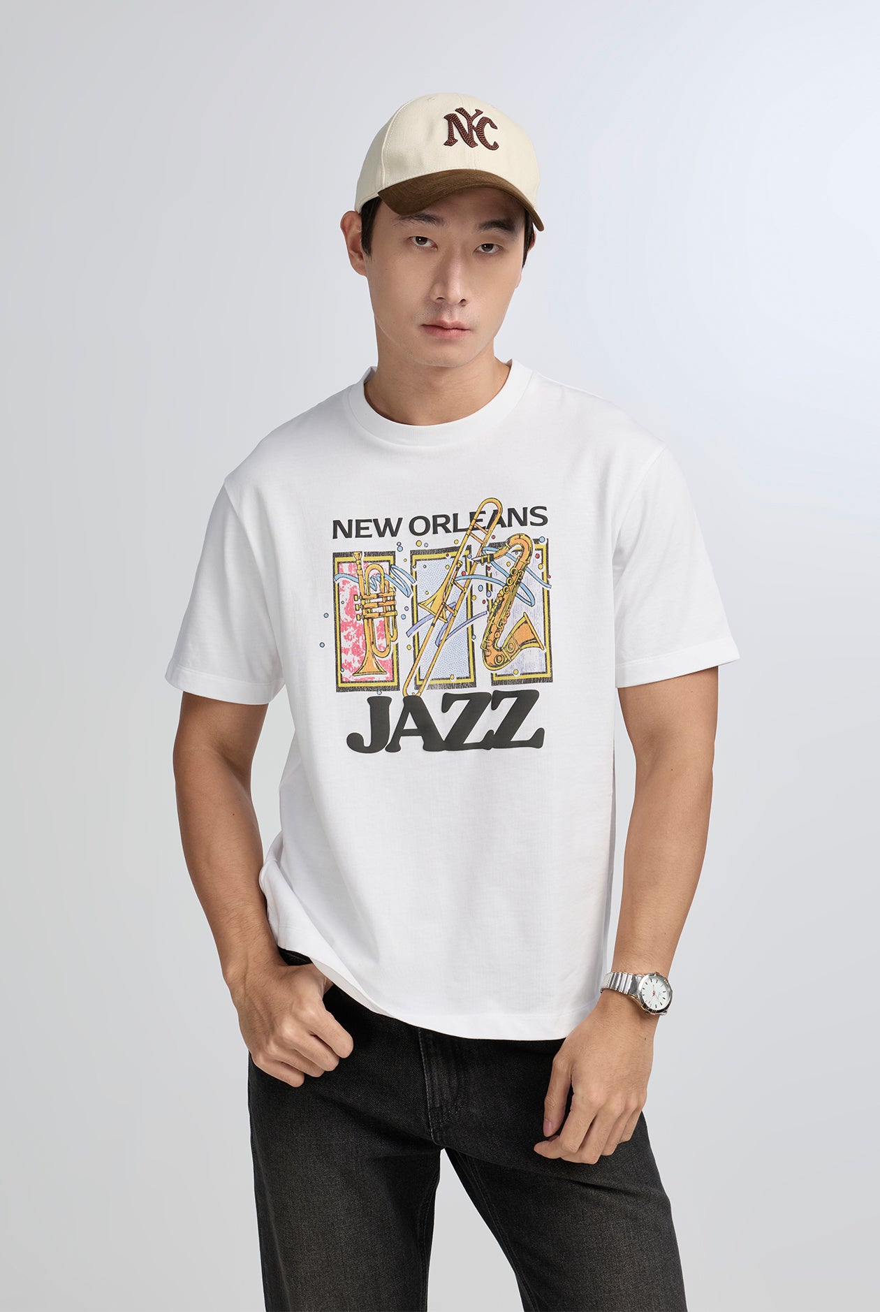 NEW ORLEANS JAZZ GRAPHIC TEE