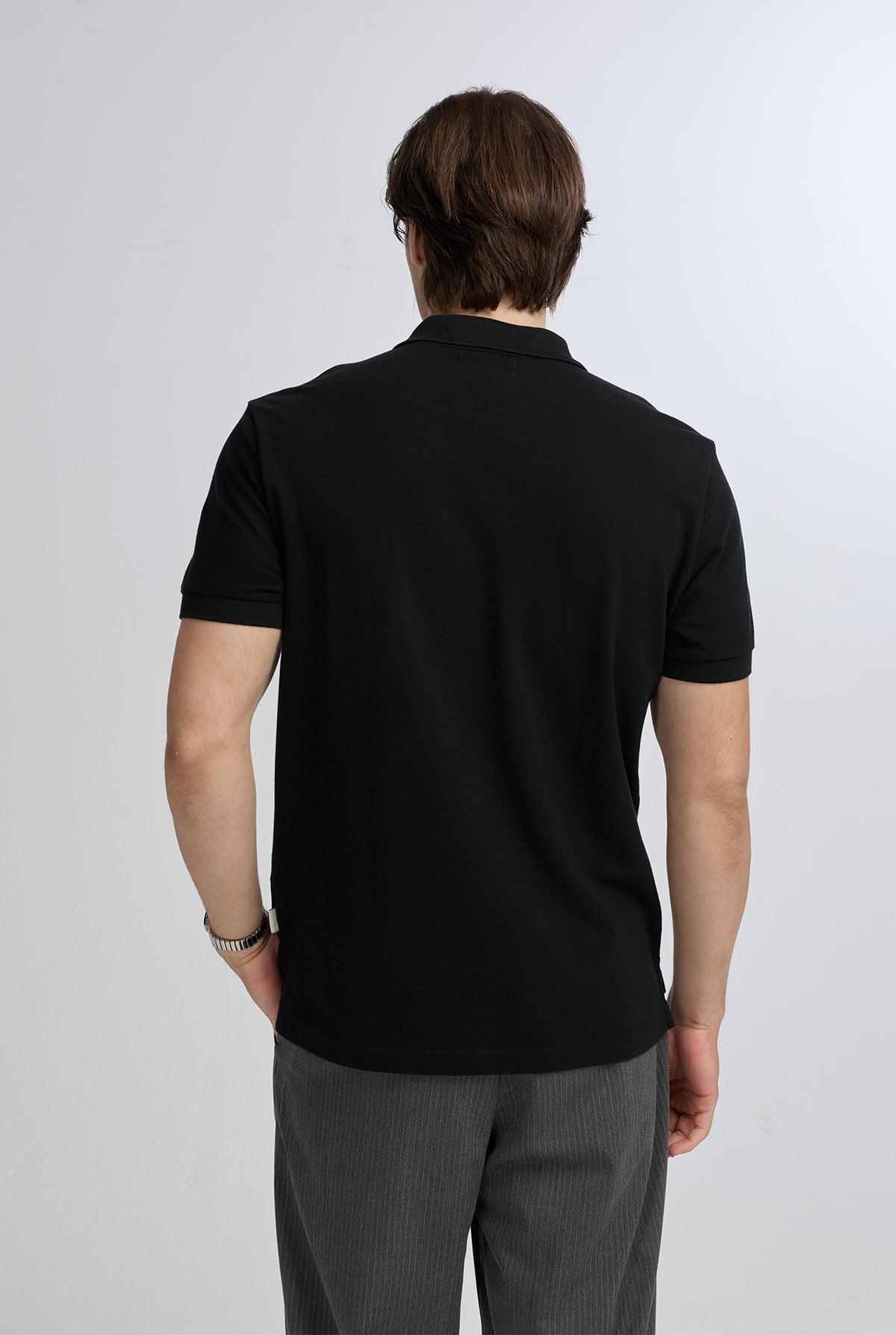 SHORT SLEEVE PIQUE POLO SHIRT