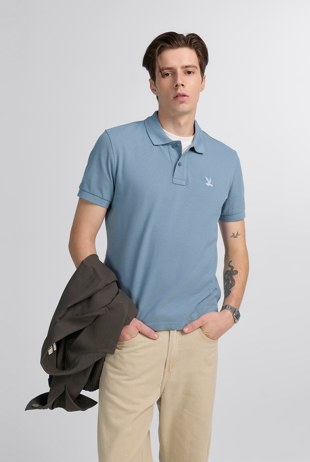 SHORT SLEEVE PIQUE POLO SHIRT