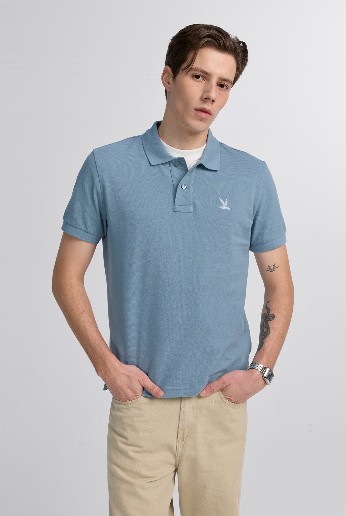 SHORT SLEEVE PIQUE POLO SHIRT