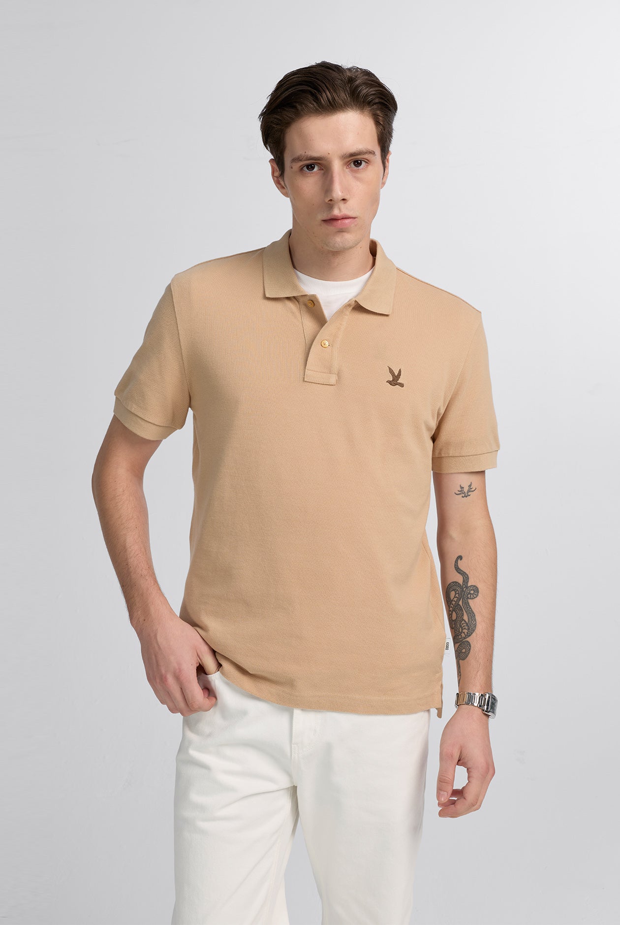 SHORT SLEEVE PIQUE POLO SHIRT