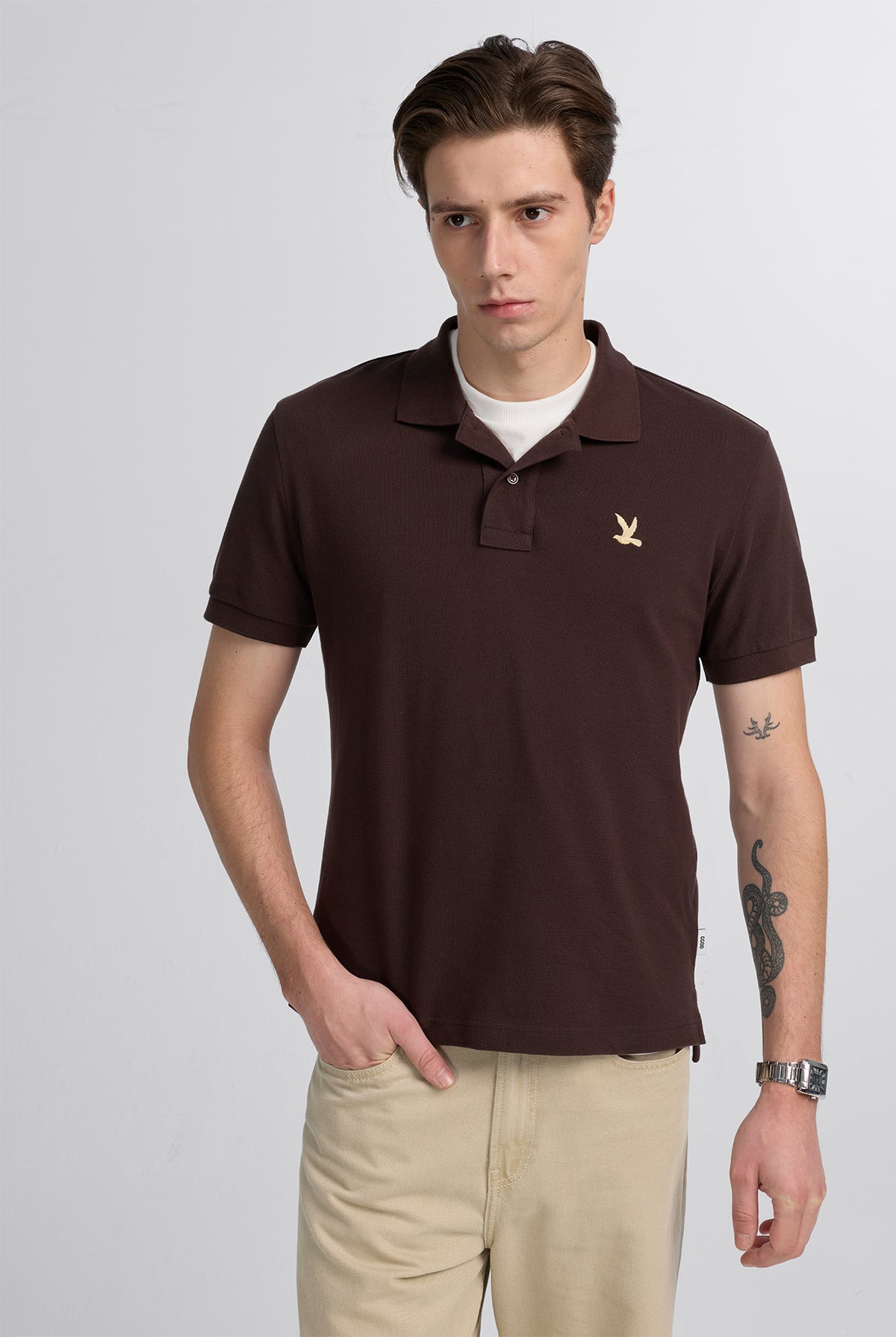 SHORT SLEEVE PIQUE POLO SHIRT