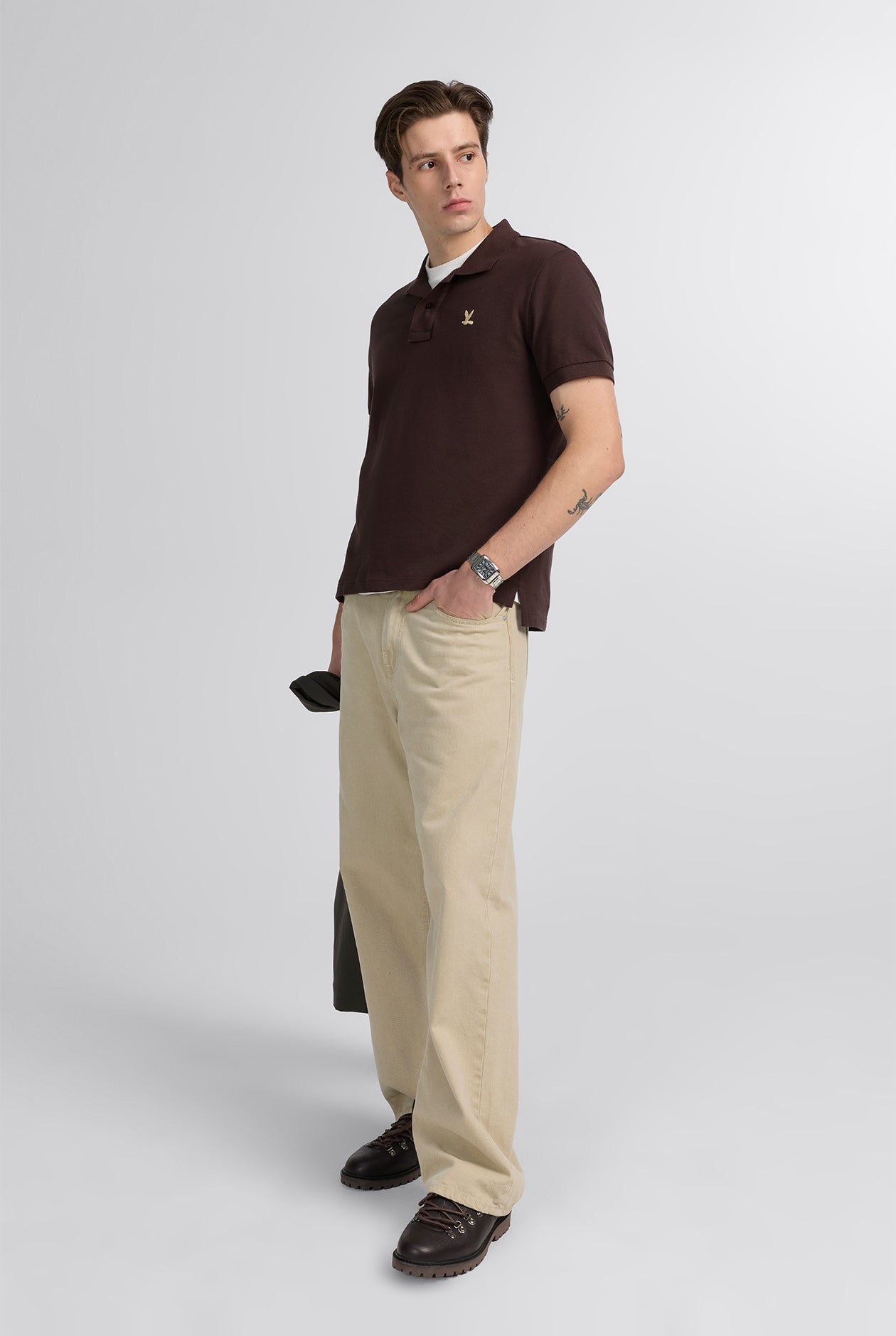 SHORT SLEEVE PIQUE POLO SHIRT