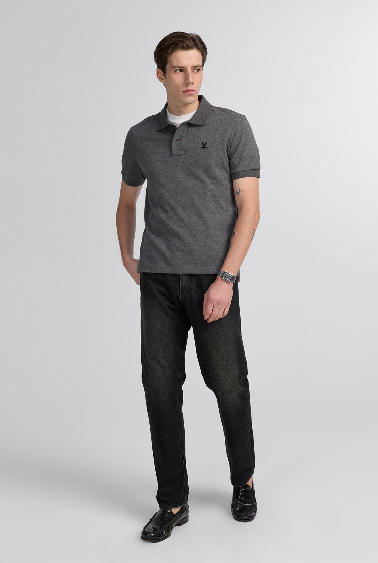 SHORT SLEEVE PIQUE POLO SHIRT