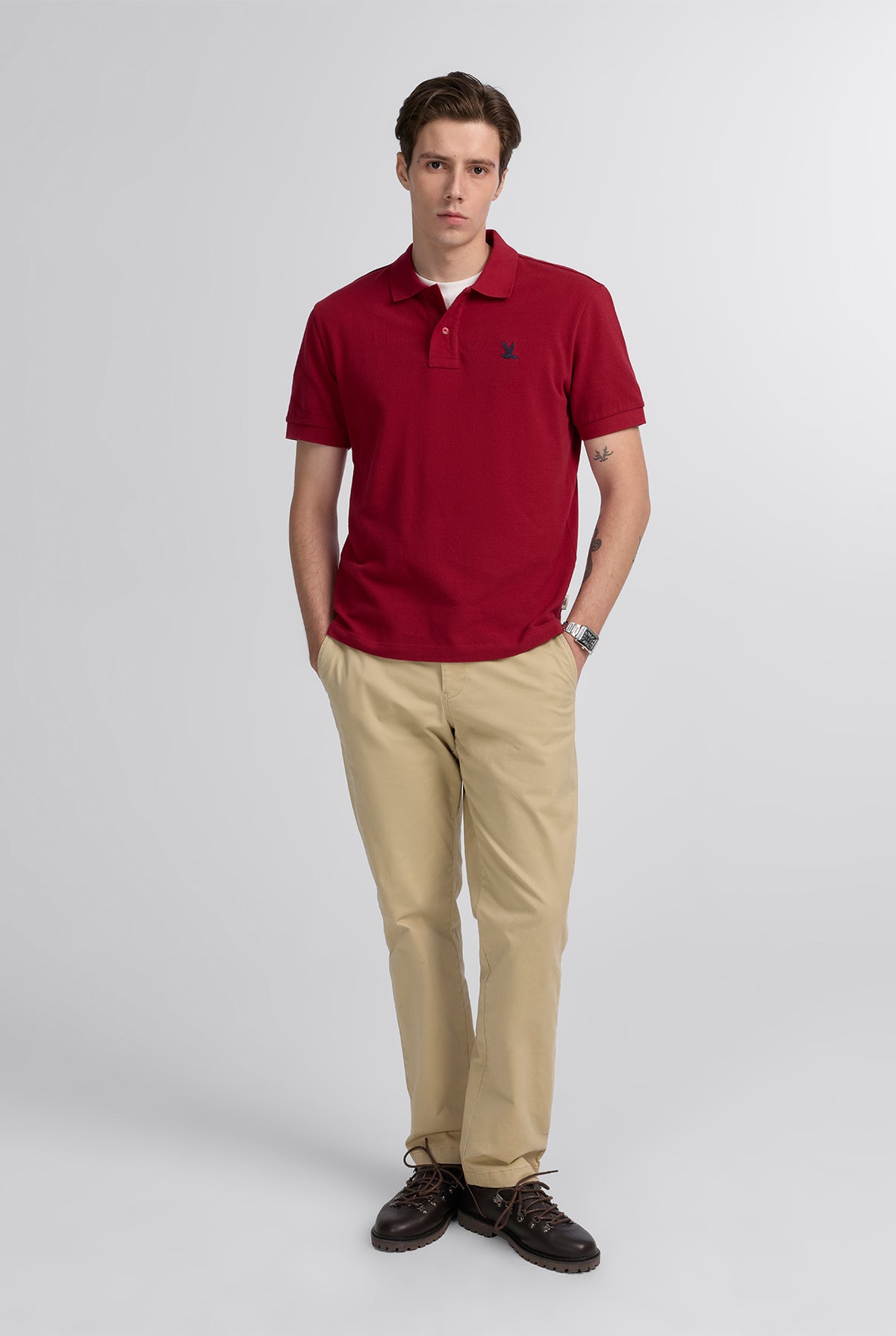 SHORT SLEEVE PIQUE POLO SHIRT
