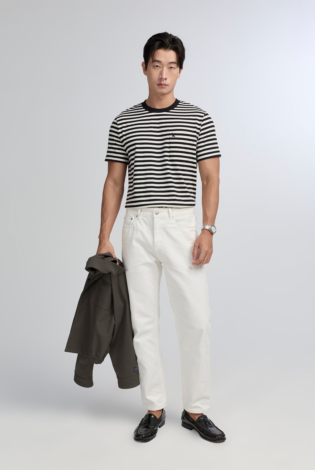 COTTON STRIPED TEE