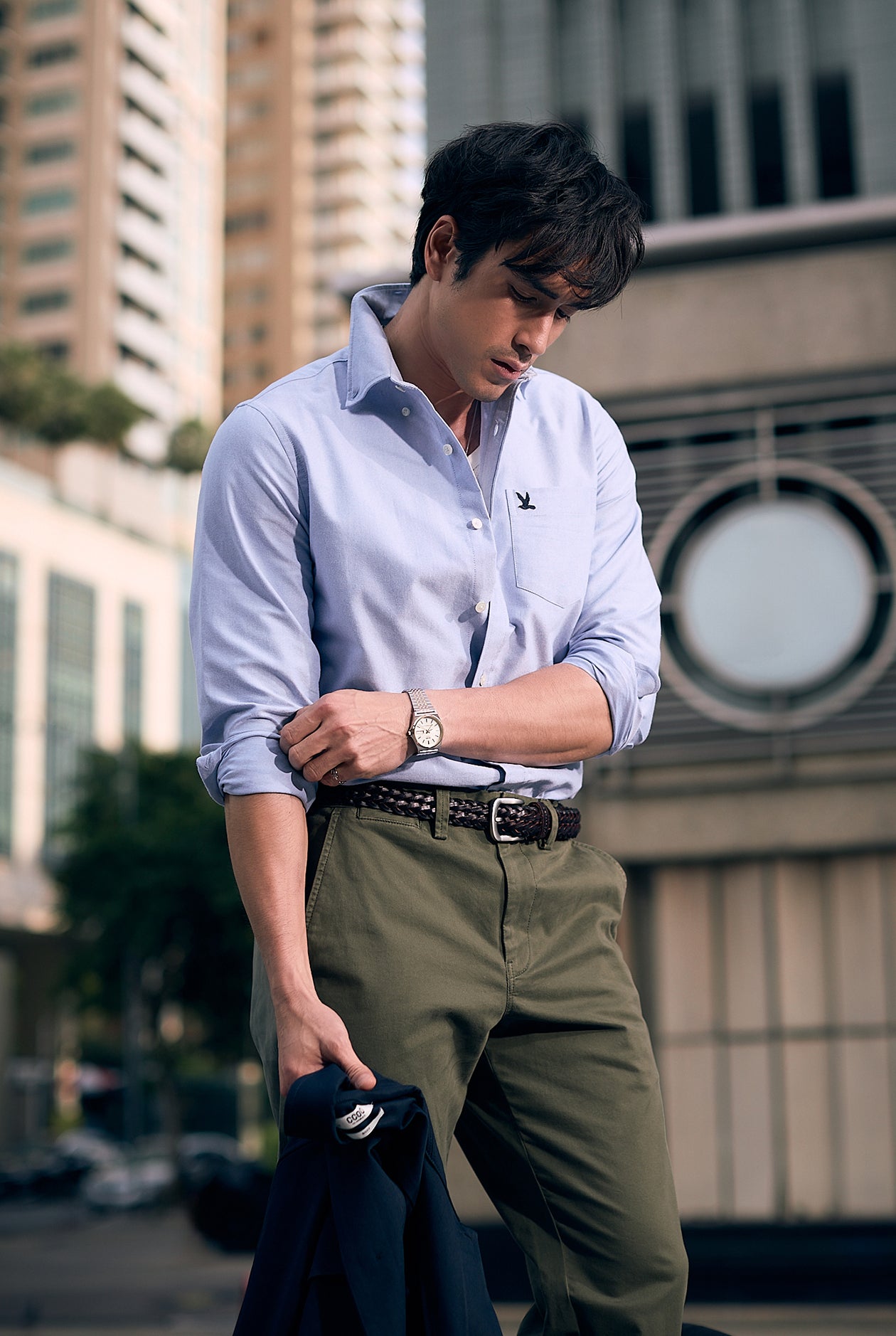SIGNATURE LONG SLEEVE OXFORD SHIRT
