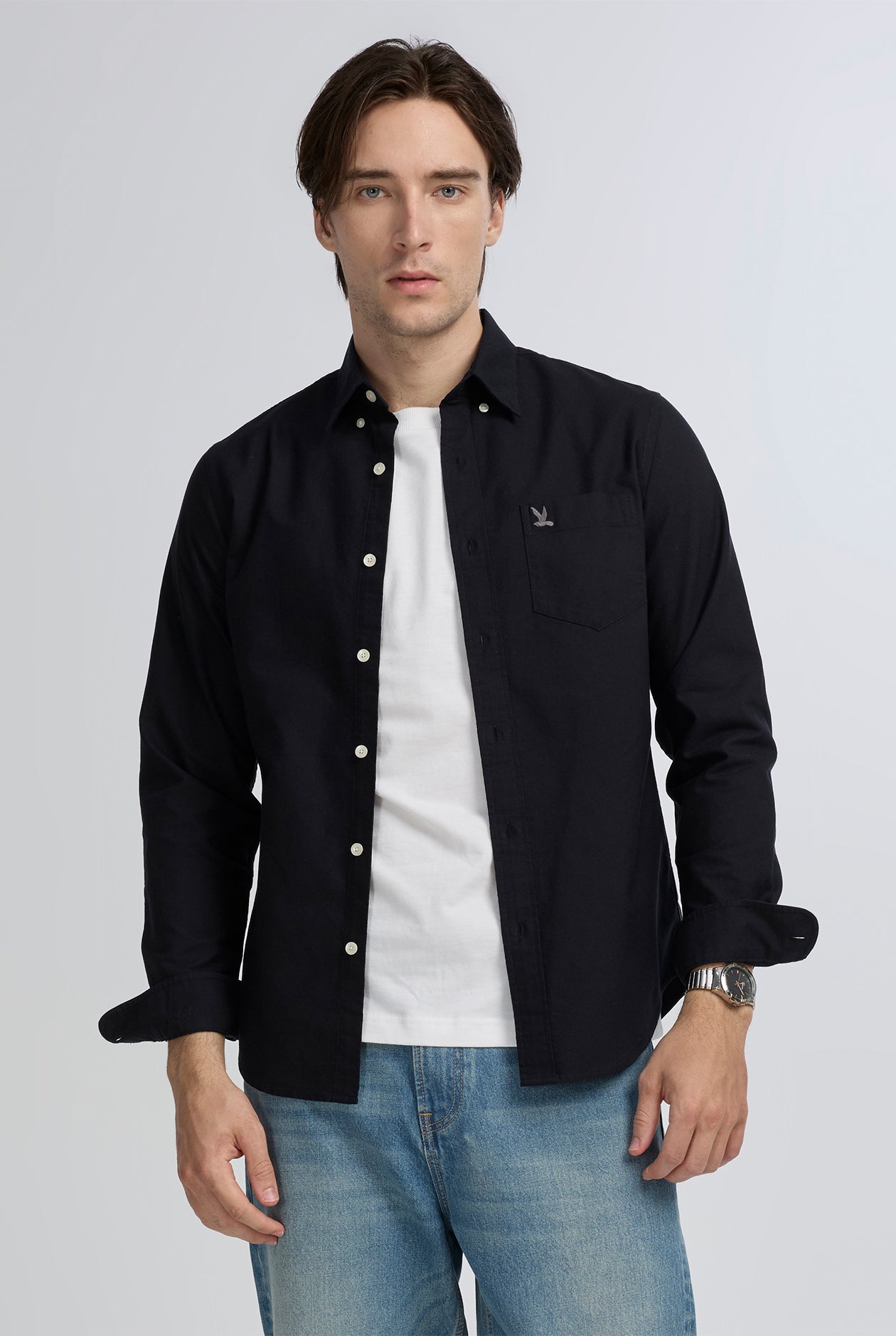 SIGNATURE LONG SLEEVE OXFORD SHIRT
