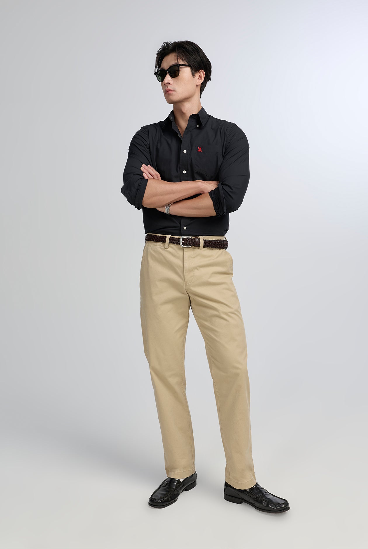SIGNATURE LONG SLEEVE POPLIN SHIRT