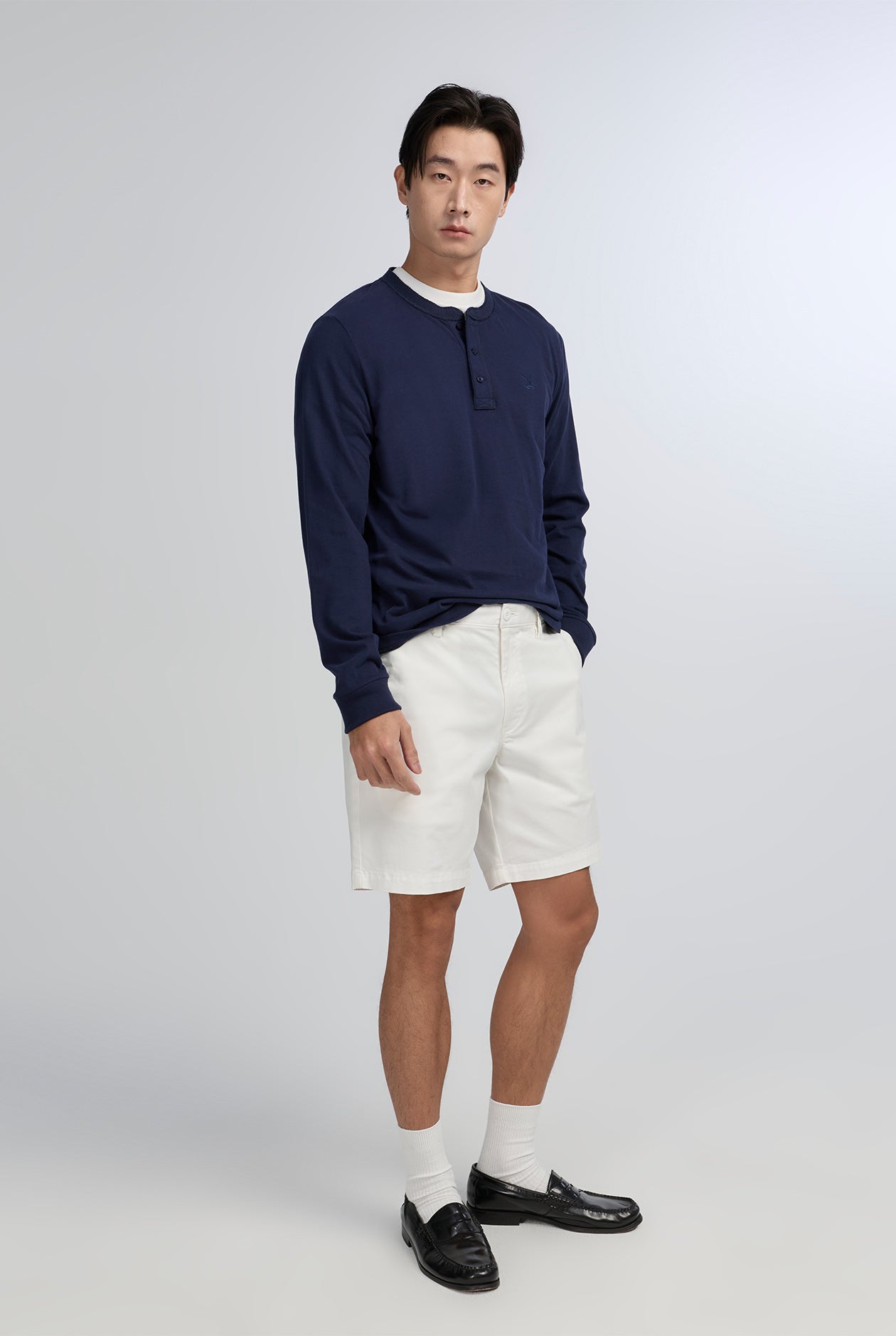 STRAIGHT CHINO SHORTS