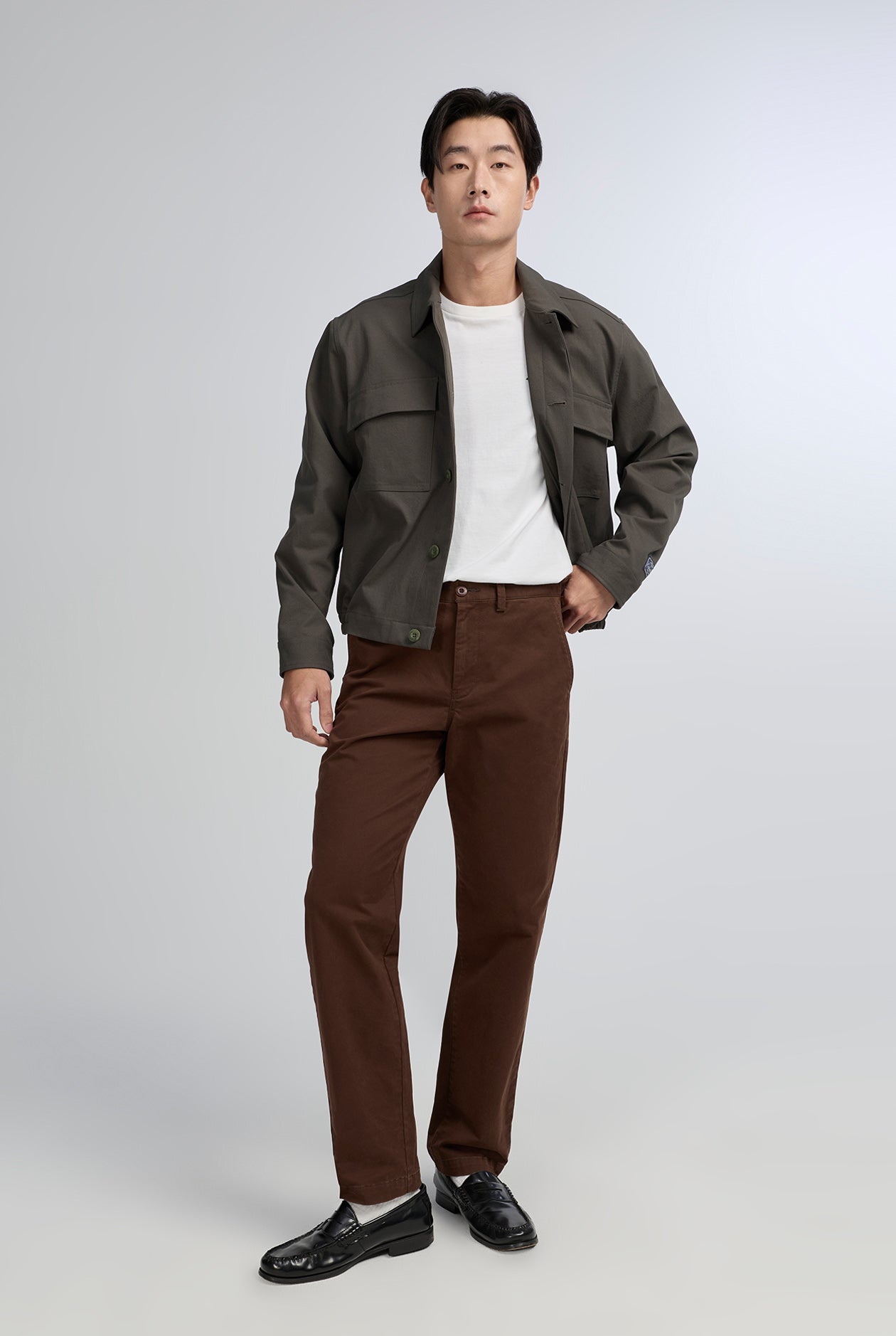 STRAIGHT CHINO PANTS