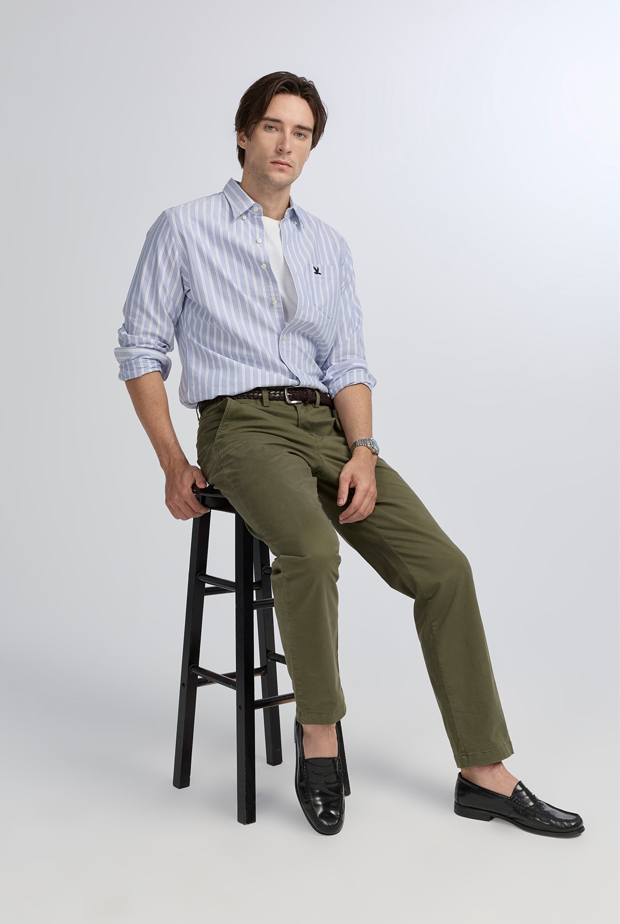 STRAIGHT CHINO PANTS