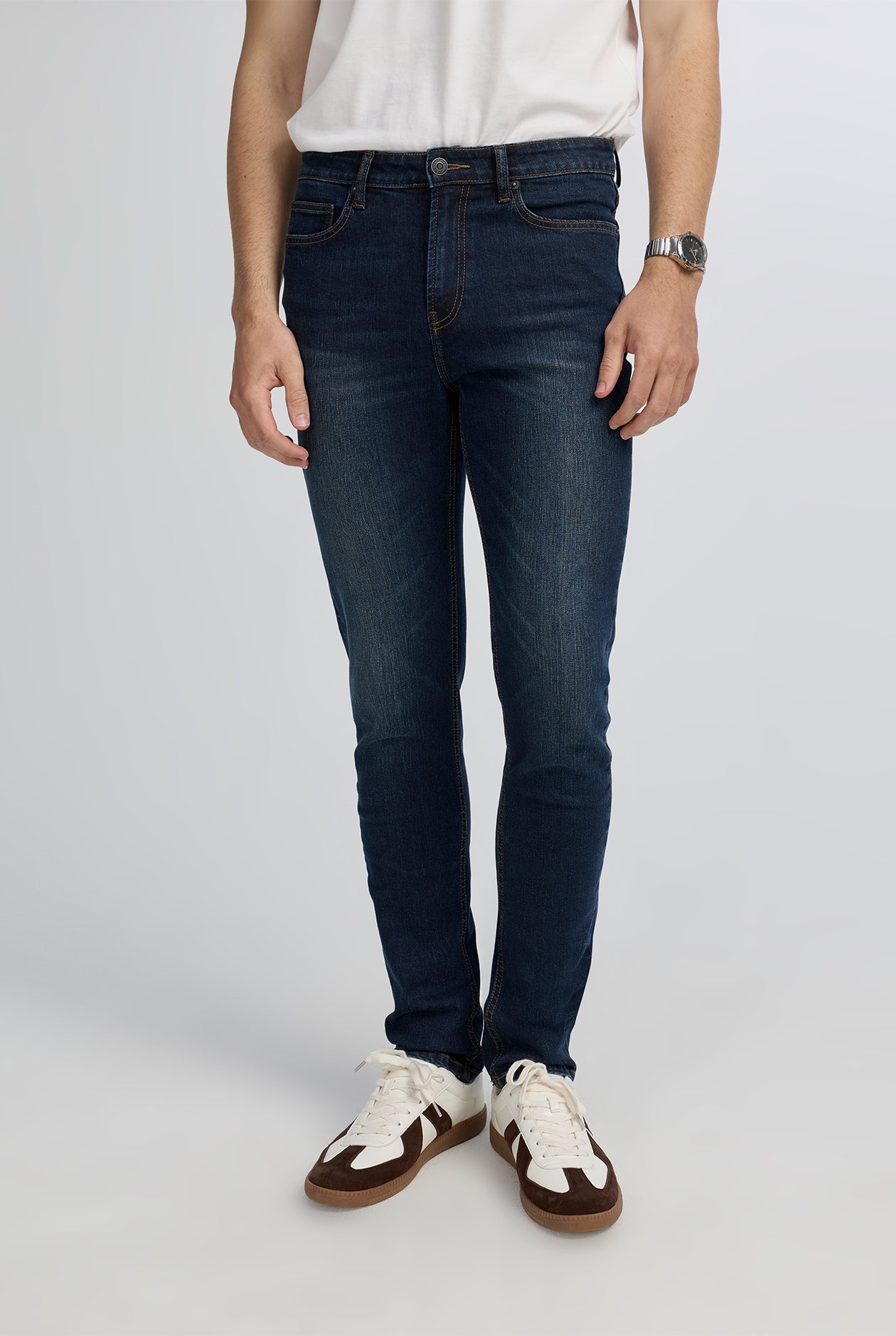 DARK BLUE SKINNY JEANS