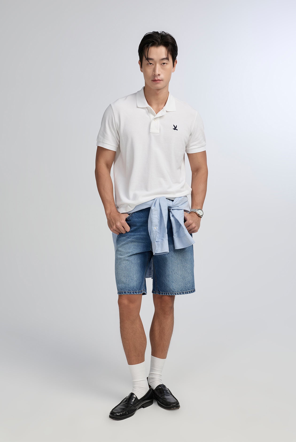 STRAIGHT SHORT JEANS