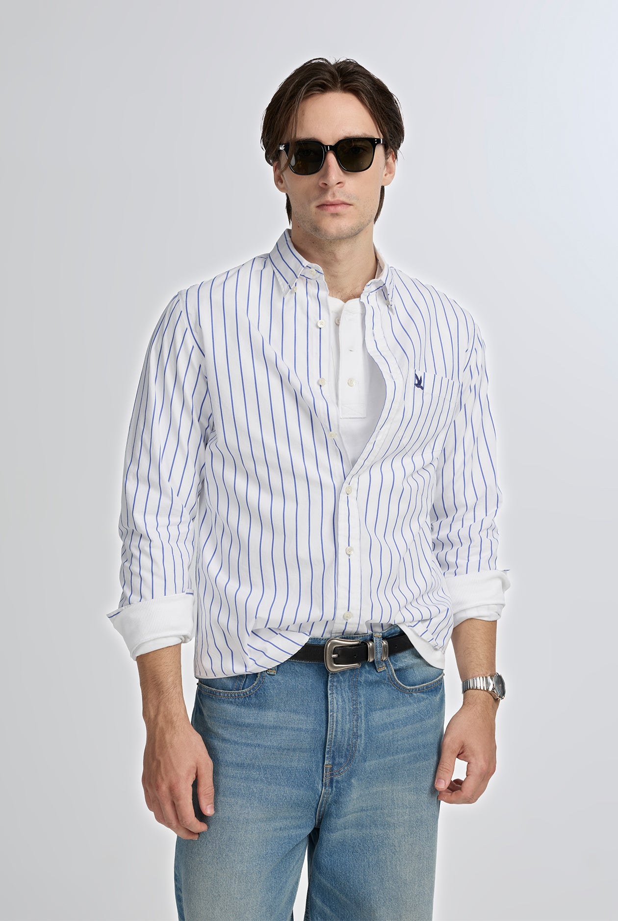 SIGNATURE STRIPE POPLIN SHIRT