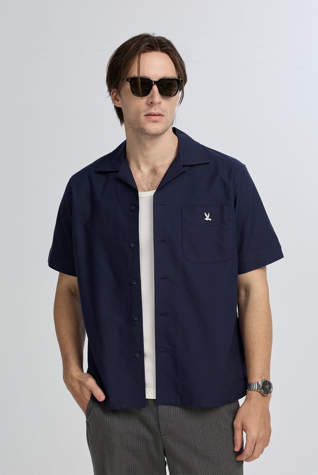 OXFORD CAMP COLLAR SHIRT