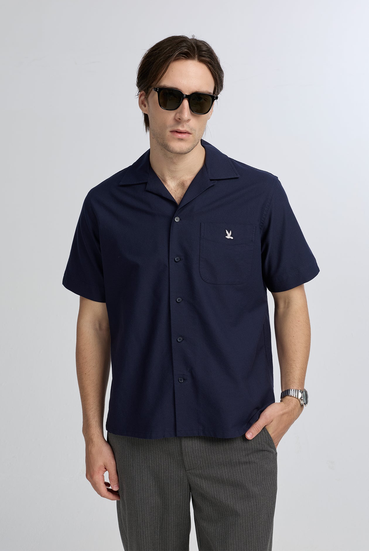 OXFORD CAMP COLLAR SHIRT