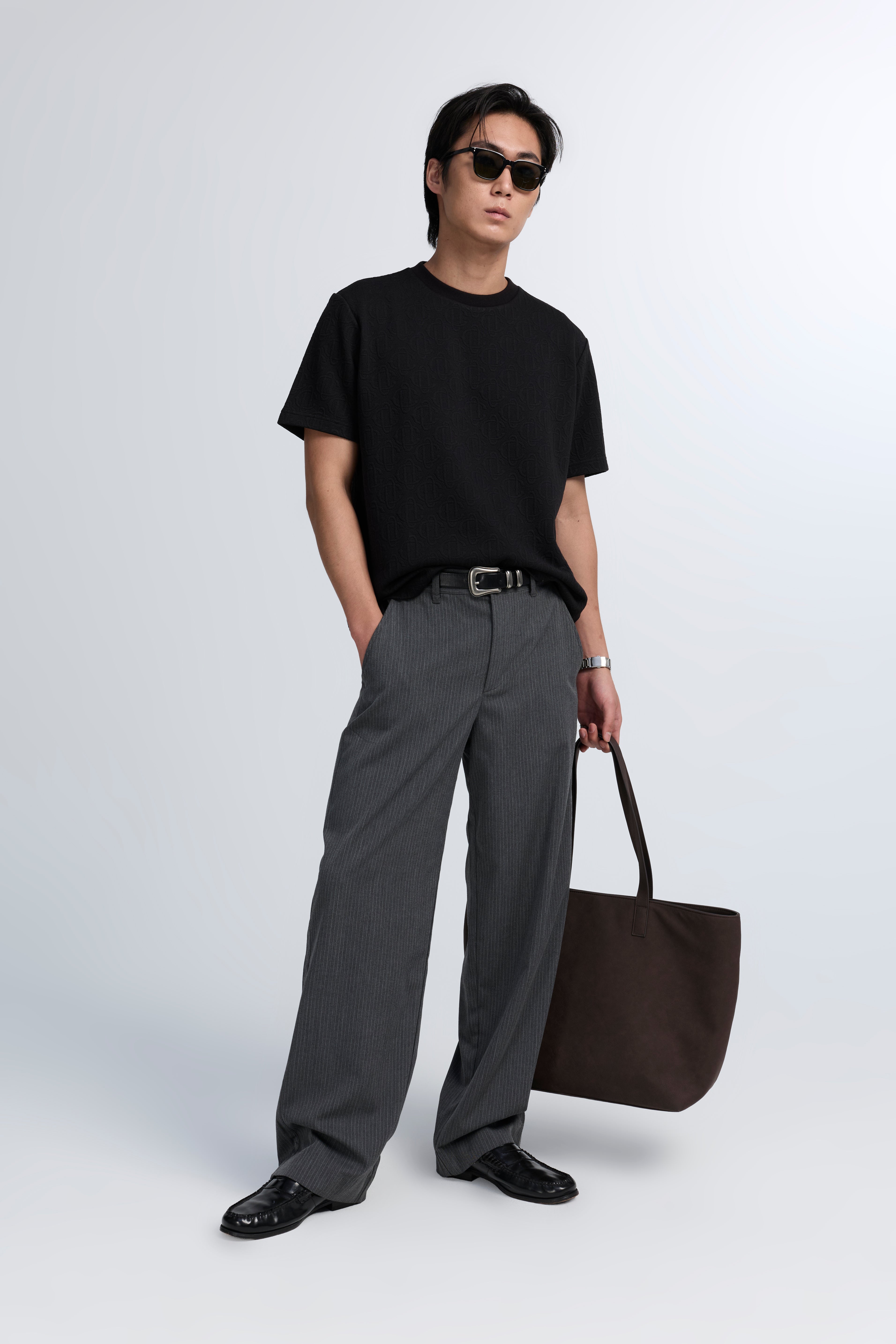 JACQUARD RELAXED-FIT TEE