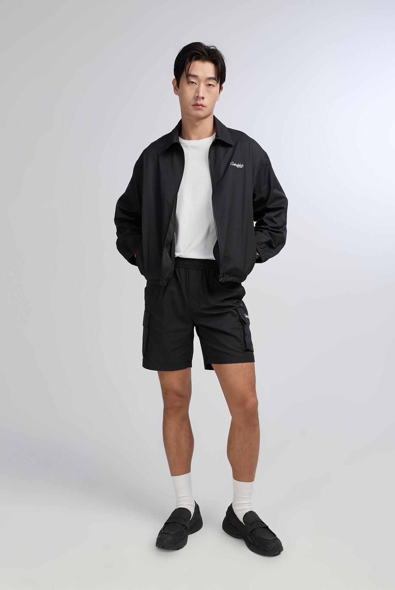 DOUBLE POCKET NYLON SHORTS