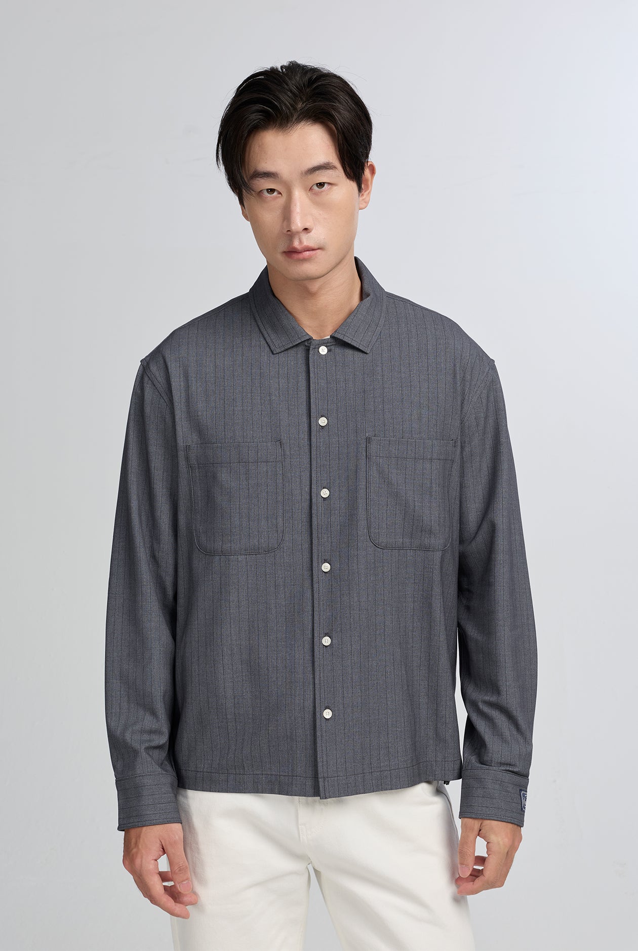PINSTRIPE POCKET SHIRT