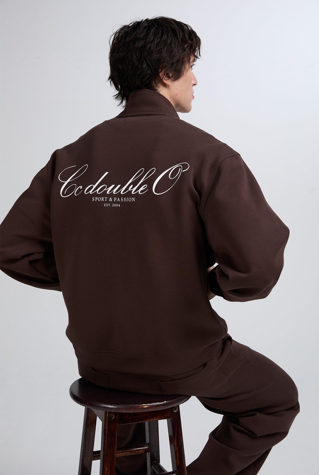 RELAXED-FIT INTERLOCK JACKET