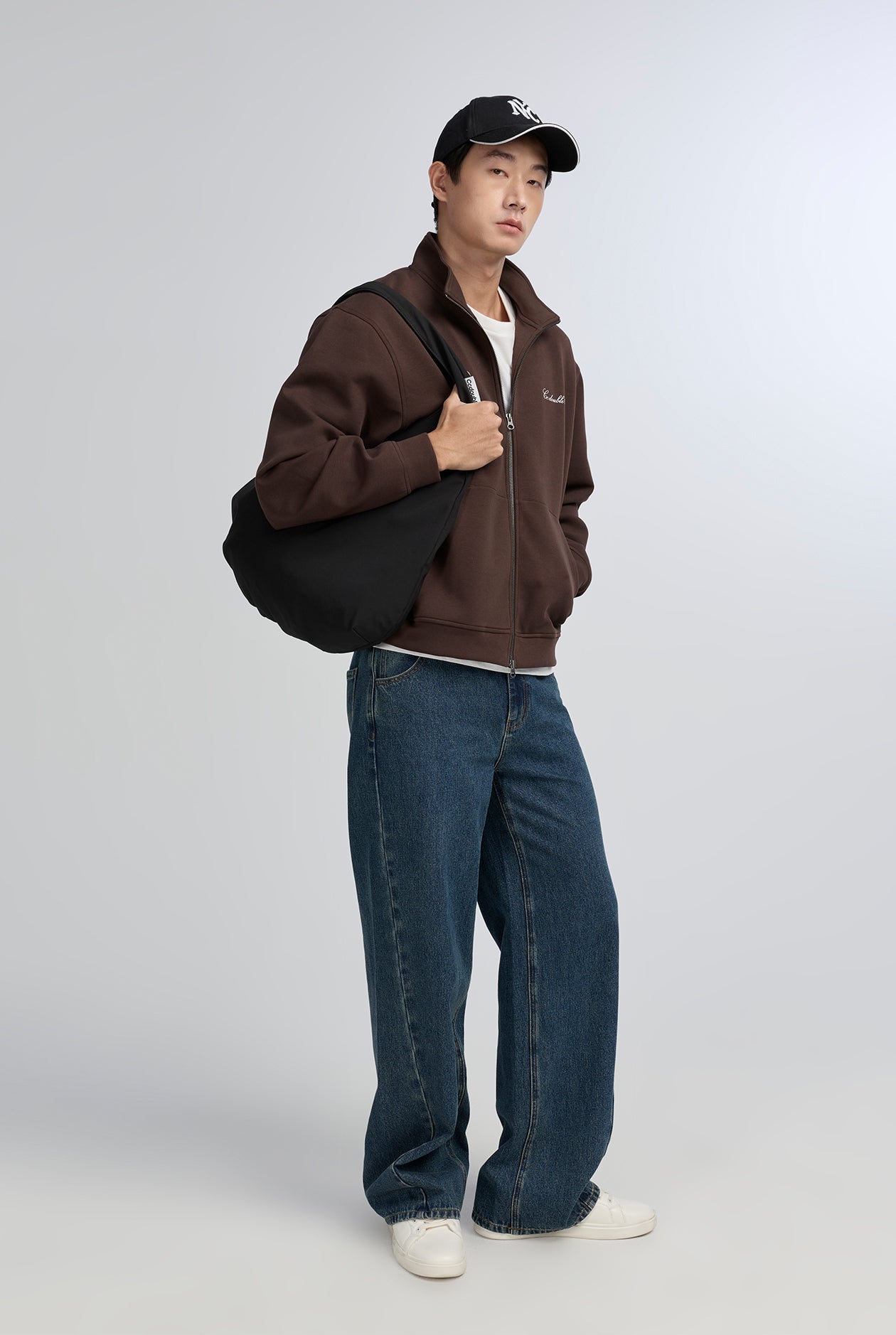 RELAXED-FIT INTERLOCK JACKET
