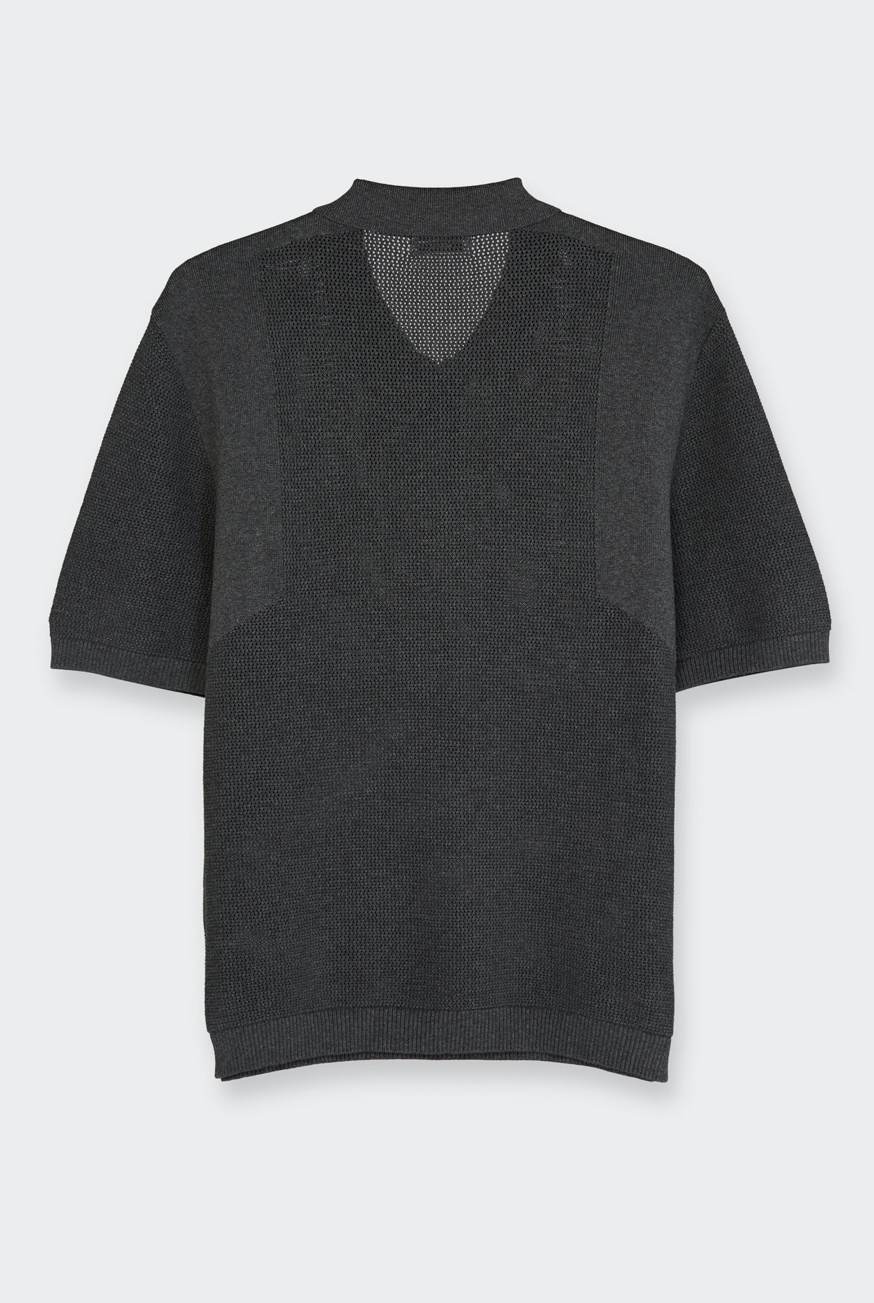 RELAXED ZIP NECK POLO