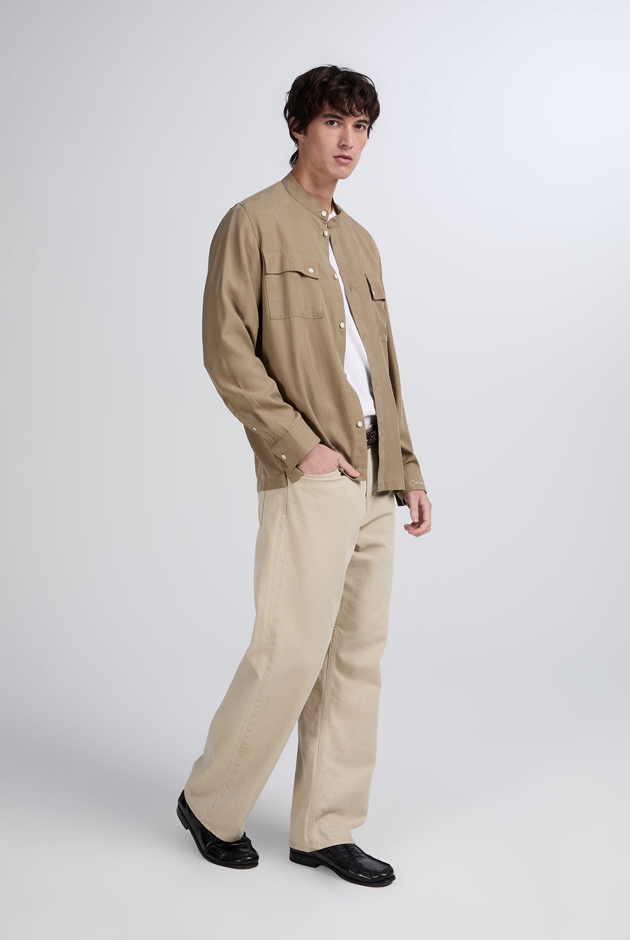 GRANDAD COLLAR JACKET