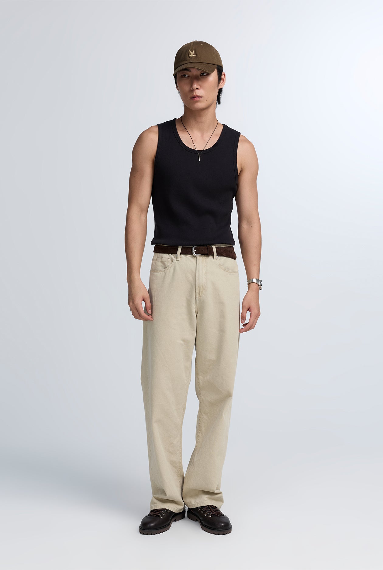 RIB COTTON TANK TOP