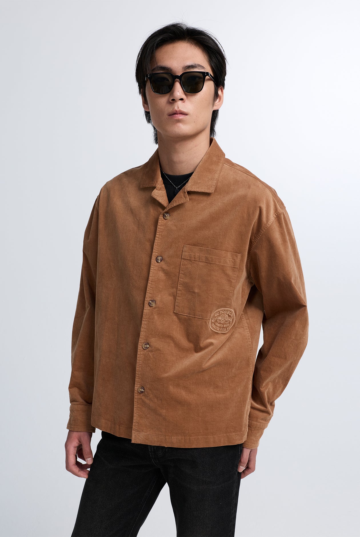 RELAXED POCKET CORDUROY SHIRT