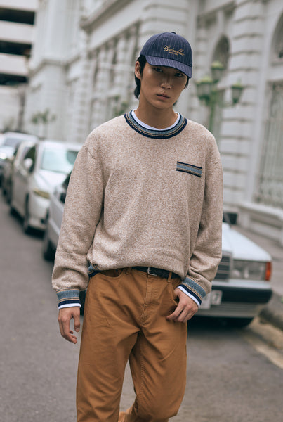 RELAXED KNITTED PULLOVER – CC Double O Official Store