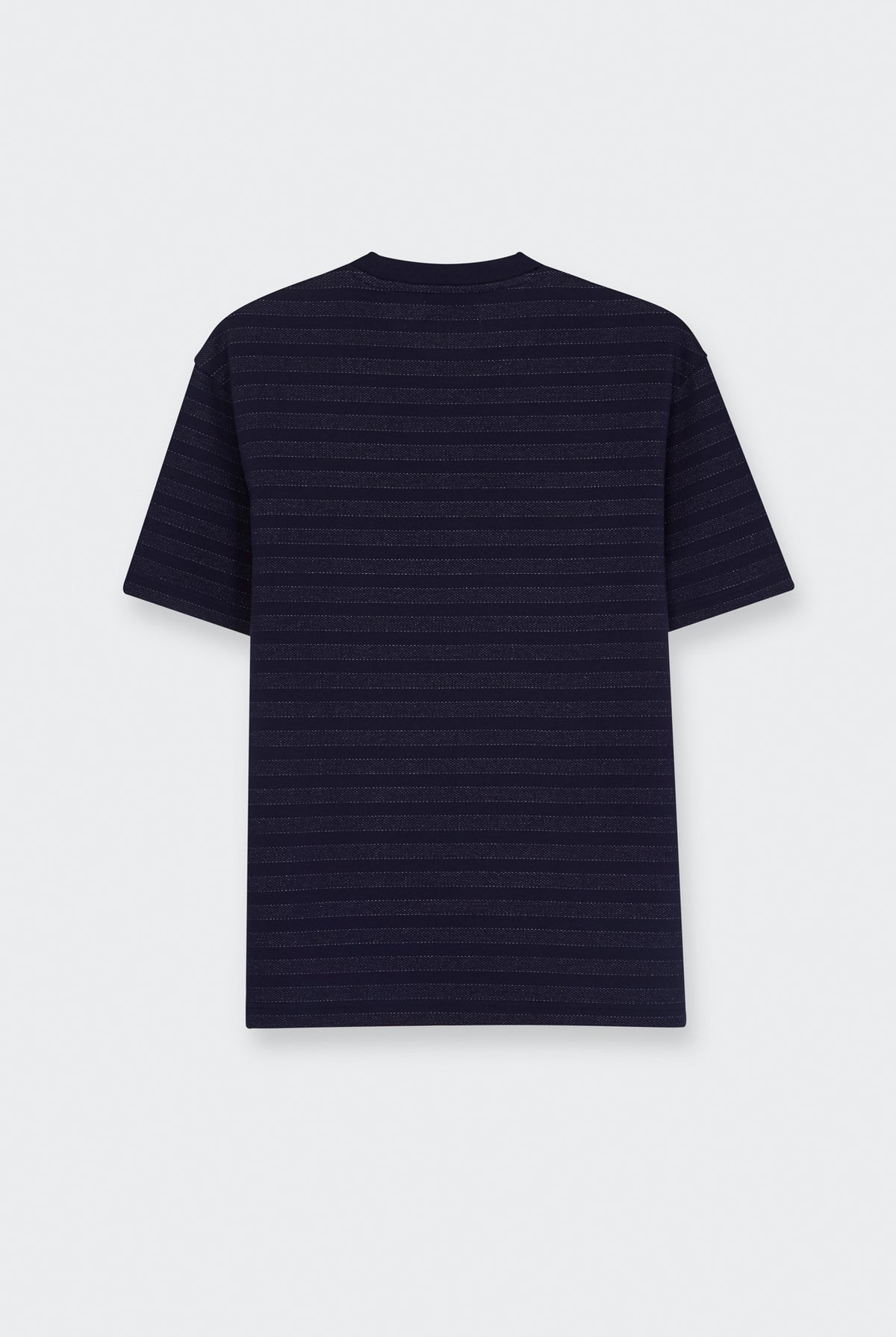 RELAXED STRIPE CREW NECK TEE