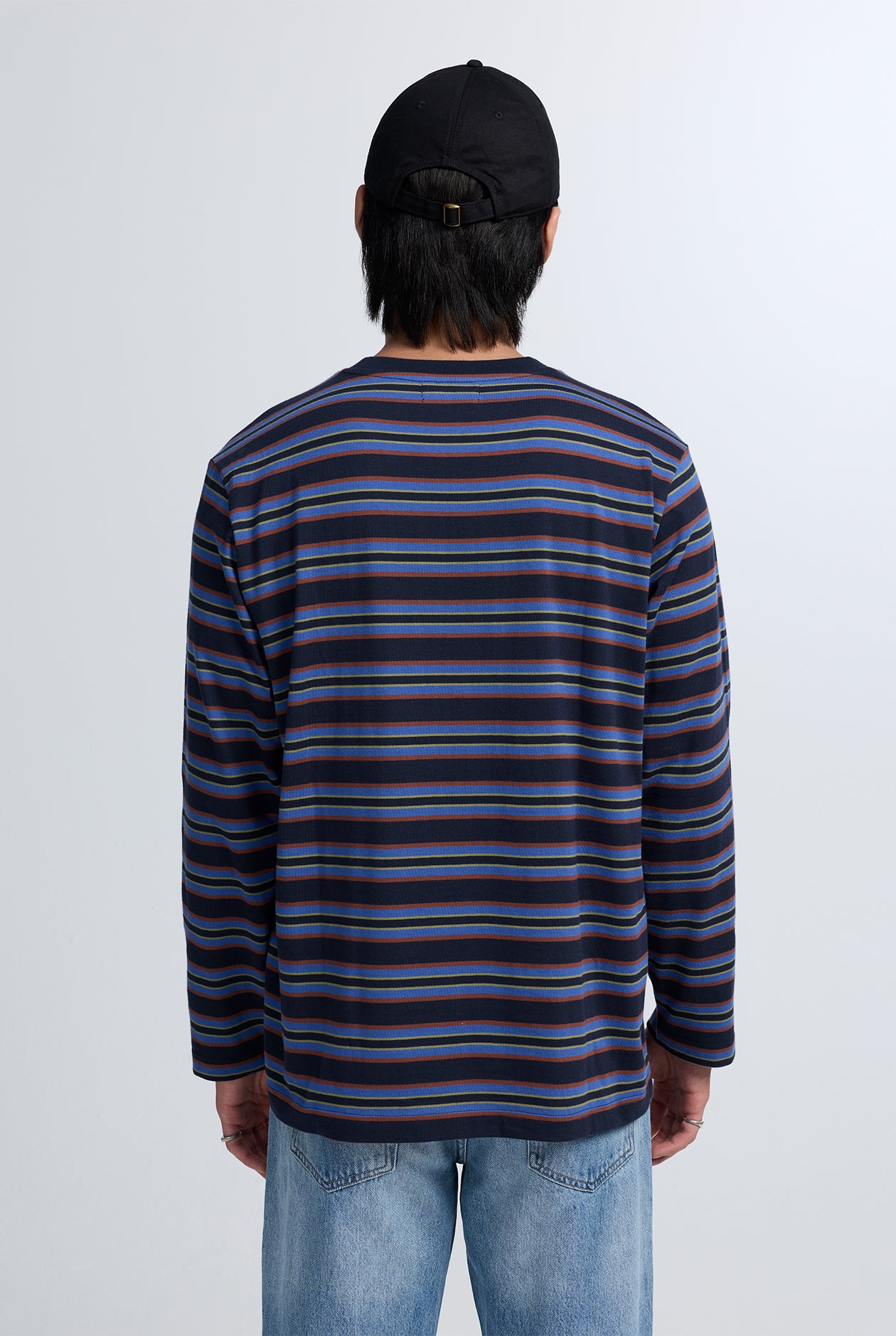 RELAXED STRIPE LONG SLEEVE TEE – CC Double O Official Store