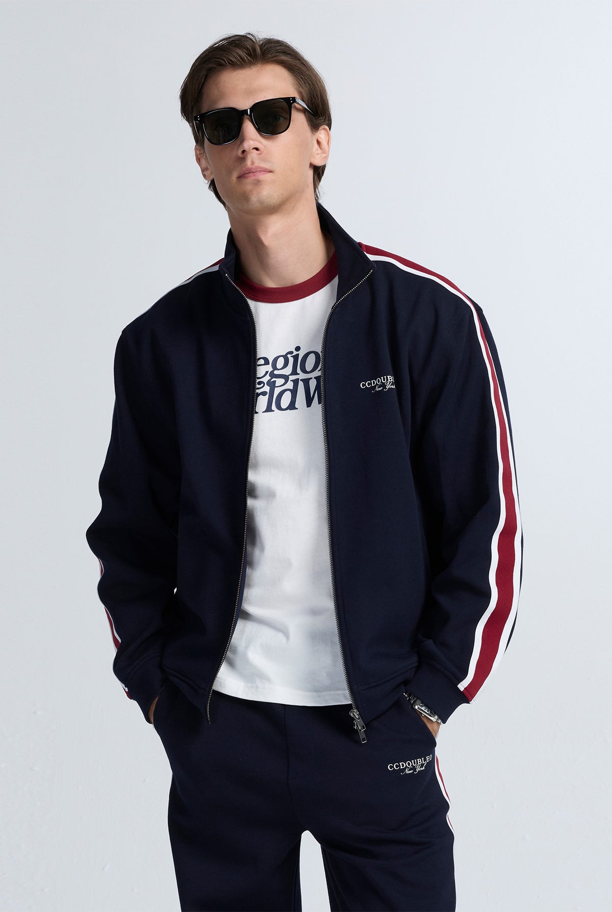REGULAR RINGER "REGION WORLDWIDE" TEE
