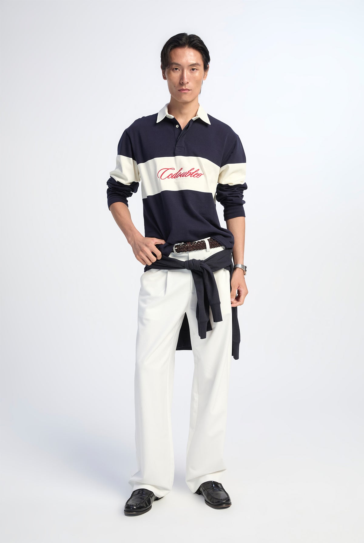 LOOSE-FIT PLEATED PANTS