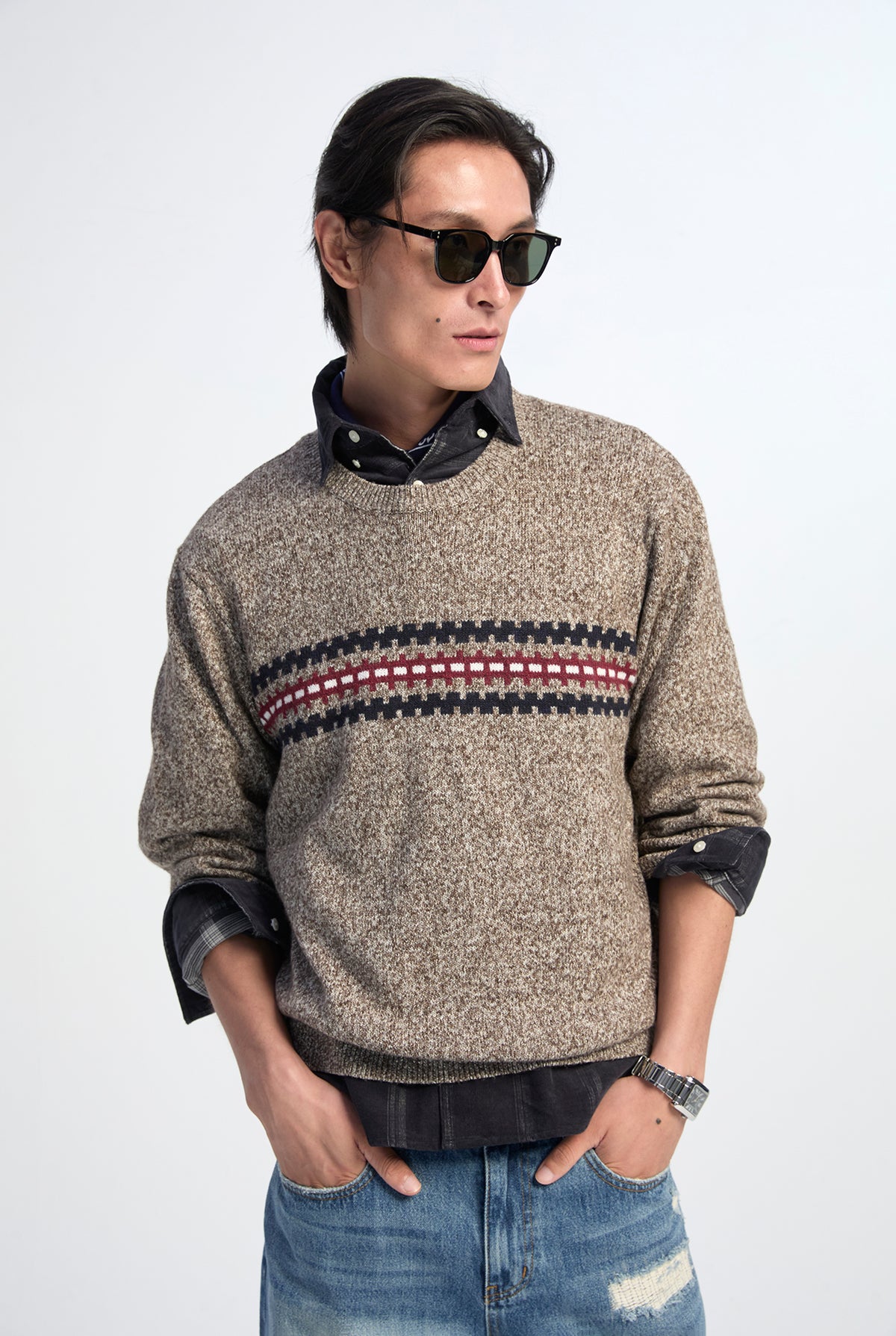 เสื้อไหมพรม Melange Knit