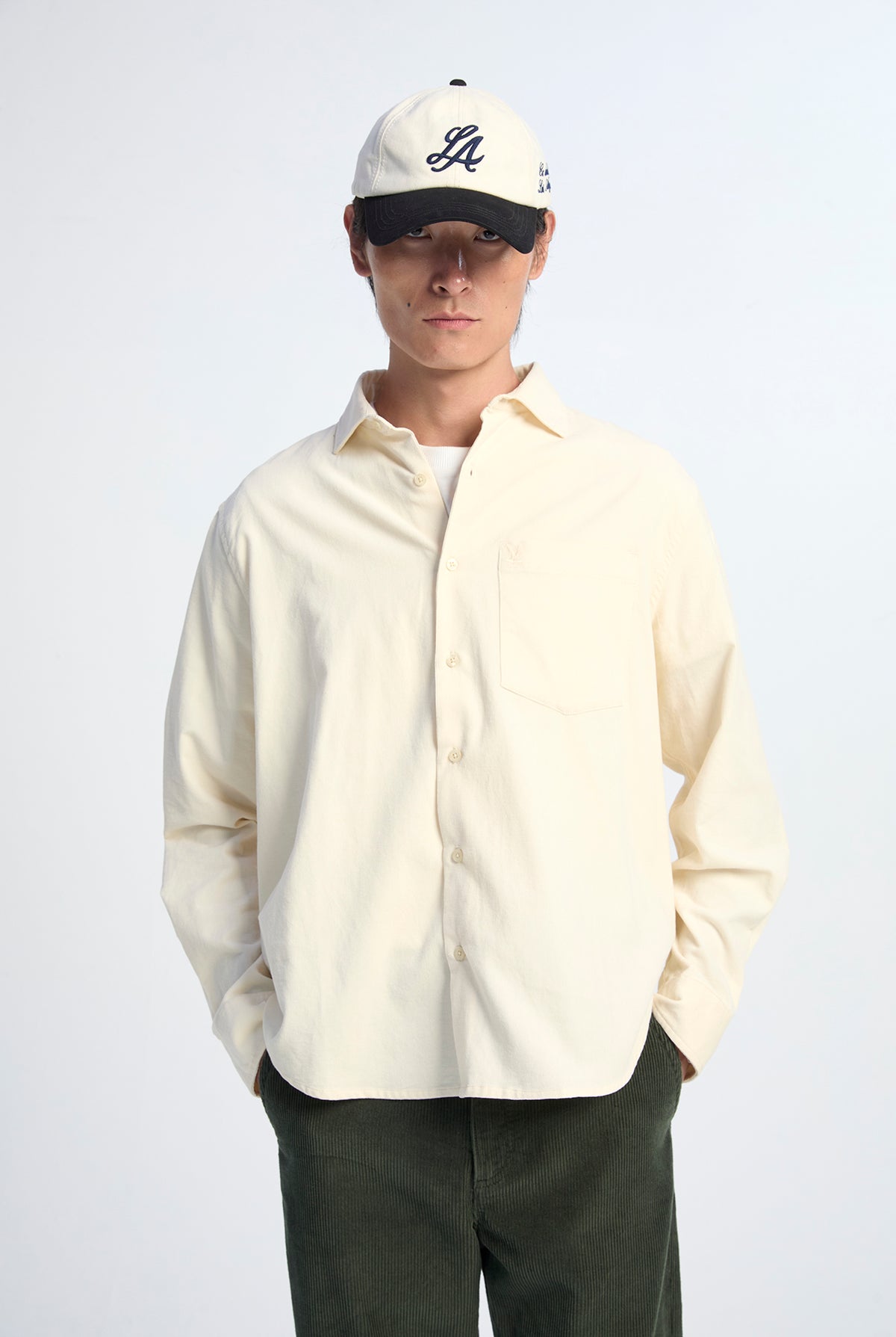 CORDUROY LONG SLEEVE SHIRT