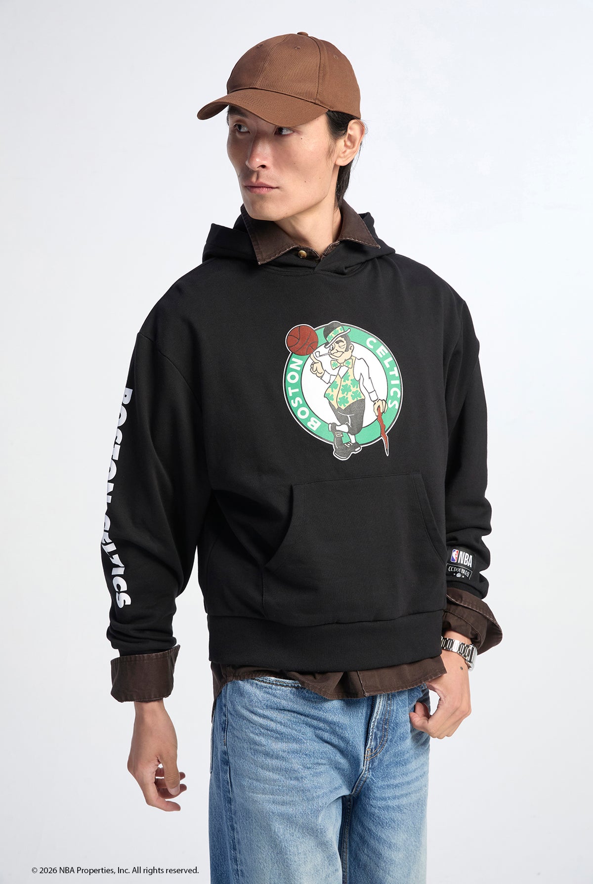 NBA BOSTON CELTICS LOGO HOODIE
