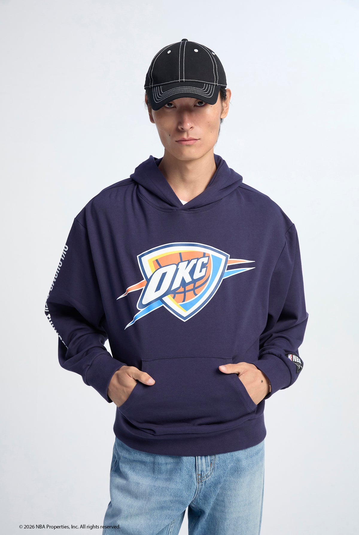 NBA OKLAHOMA CITY THUNDER LOGO HOODIE