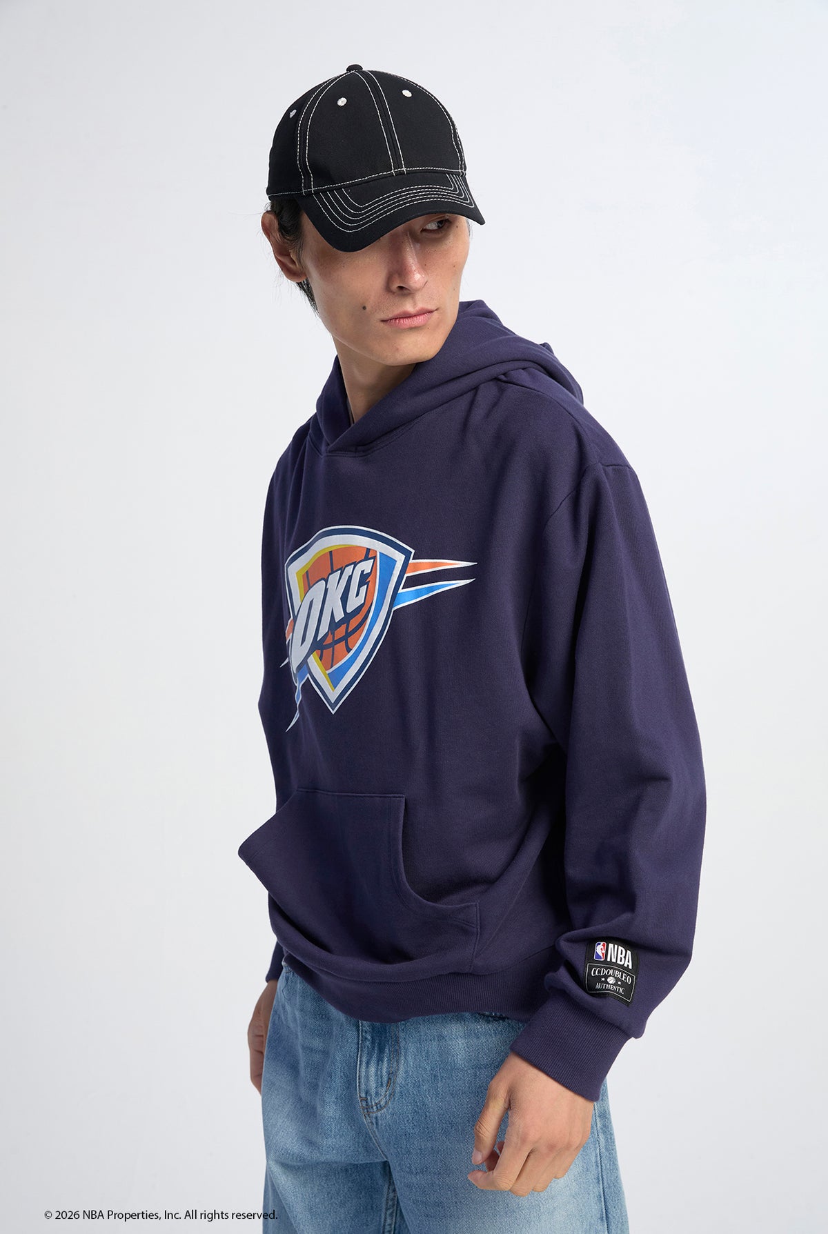 NBA OKLAHOMA CITY THUNDER LOGO HOODIE