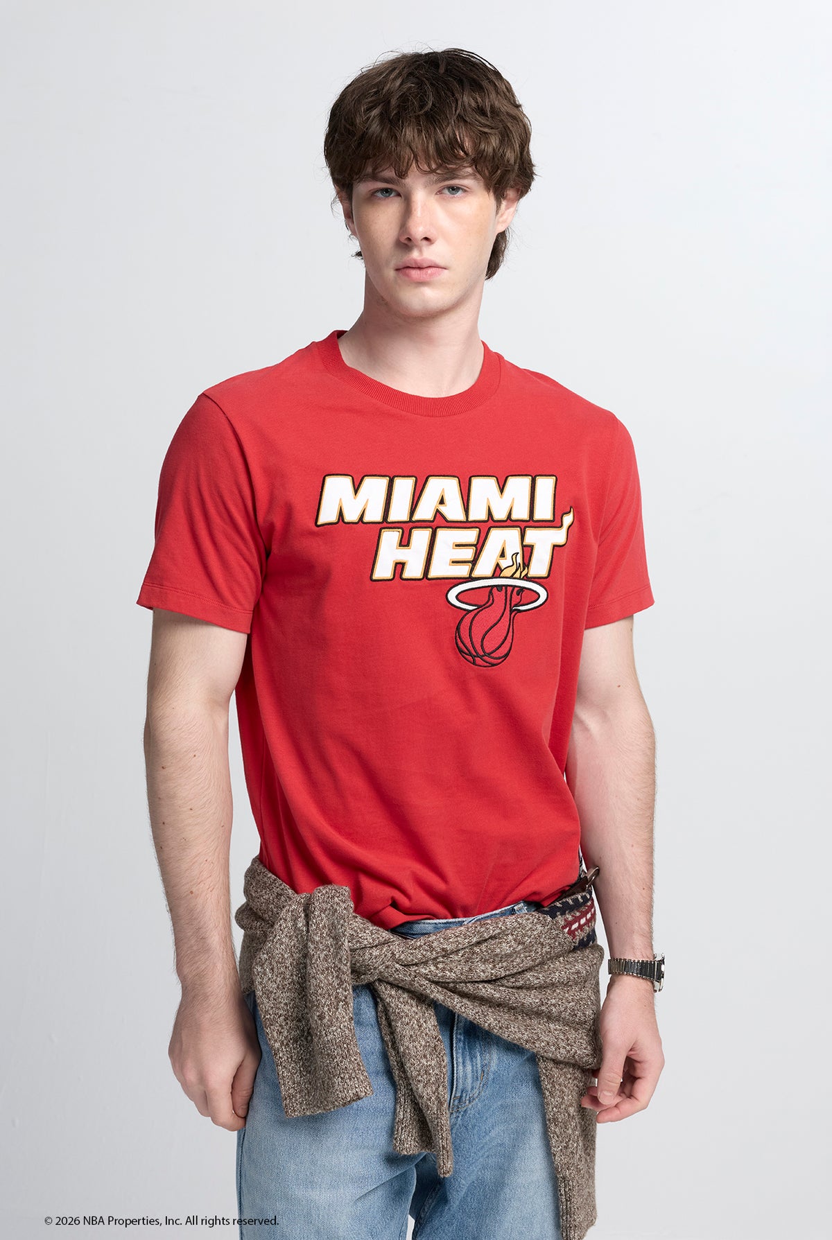 NBA MIAMI HEAT BASKETBALL LOGO TEE