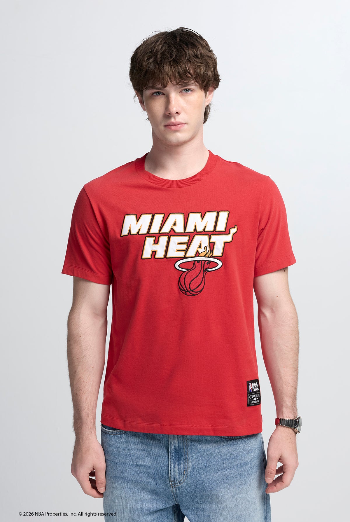 NBA MIAMI HEAT BASKETBALL LOGO TEE