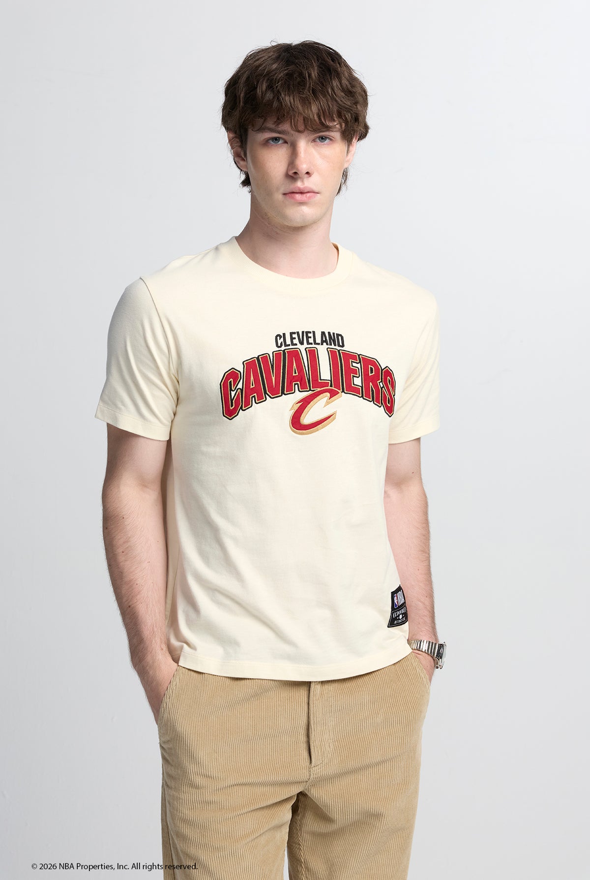 NBA CLEVELAND CAVALIERS COLLEGIATE LOGO TEE